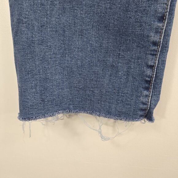 American Eagle Women's Size 10 High Rise Kick Boot Crop Jeans - Picture 4 of 12